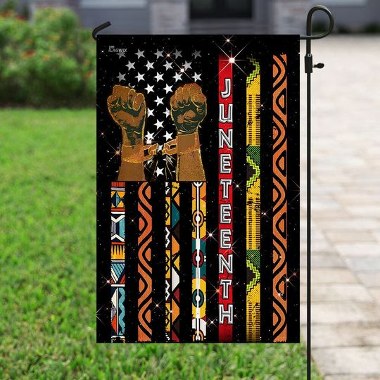 Juneteenth Flag, Juneteenth Garden Flag, Juneteenth Gifts, Juneteenth Freedom Flag