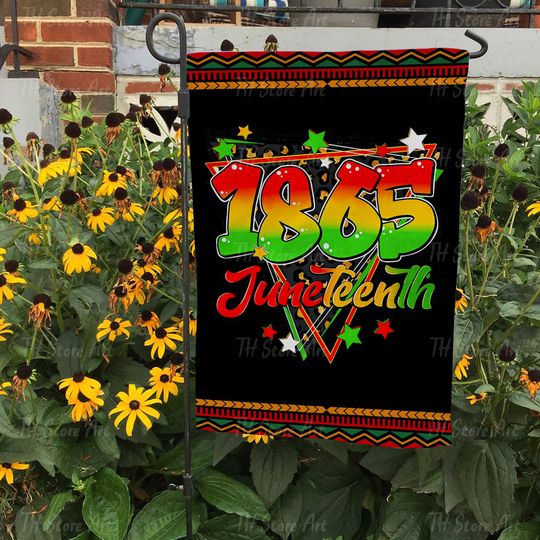 Juneteenth 1865 Funny Emancipation Day Flag, Black History Month, Liberation Flag