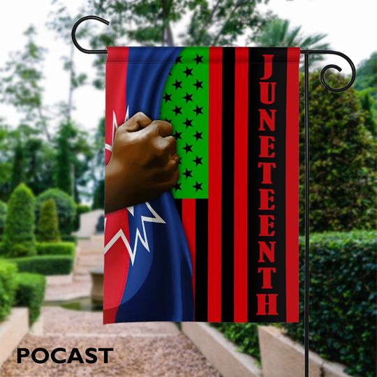 Juneteenth Flag, Juneteenth 1865 Flag, Black History Month Flag, African American Flag, June 19 Flag, Black Independence Flag TD-0314-Y3D0
