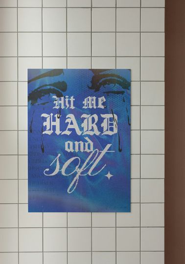 Billie Eilish 'Hit me hard and soft' Poster