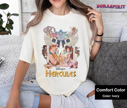 Vintage 90's Disney Hercules  Shirt, Vintage Hercules Disney Shirt