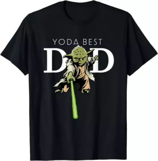 Yoda Lightsaber Best Dad Father's Day Unisex T-Shirt