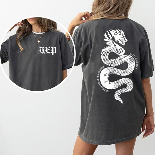 Vintage Reputation Snake Taylor Version Double Sided T-Shirt
