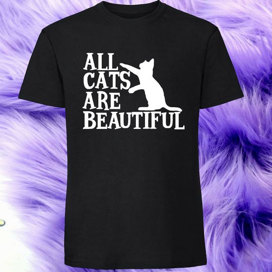 All Cats Are Beautiful cute ACAB graphic t-shirt