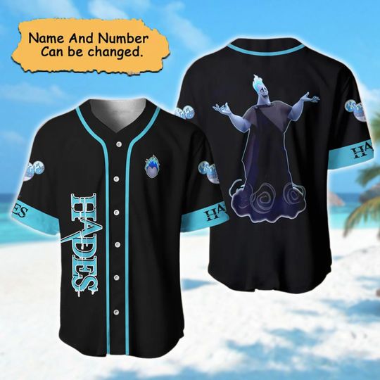 Personalized Villain Character 3D Jersey, Antagonist Character Custom Baseball