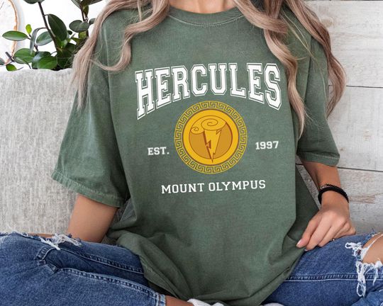 Hercules Est 1997 Mount Olympus Disney T-shirt