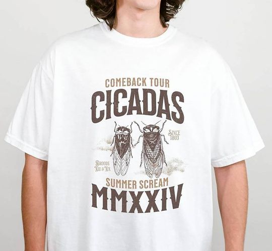 Cicada Concert Tour 2024 Year of the Cicadas Unisex T-Shirt