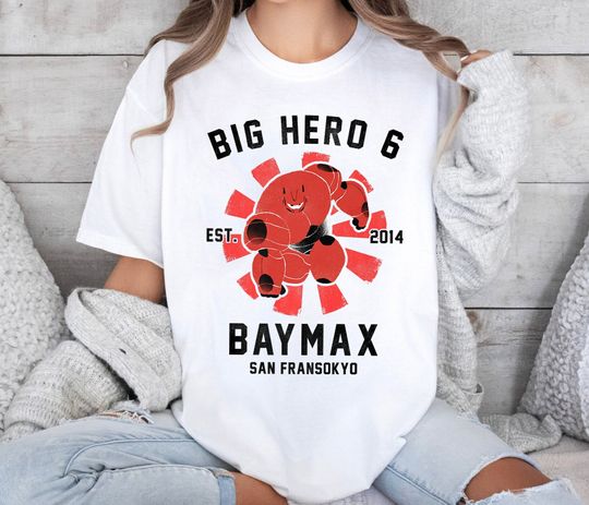 Vintage Baymax San Fransokyo Est 2014 Shirt, Baymax Disney Shirt