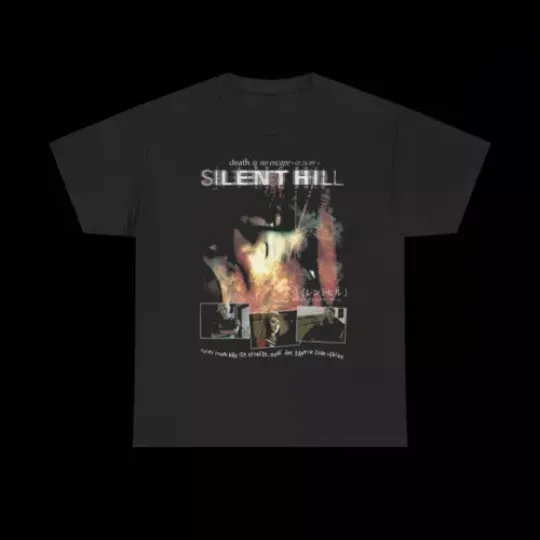 Silent Hill Death Is No Escape Grunge Y2k Emo Goth Affliction Unisex T-Shirt