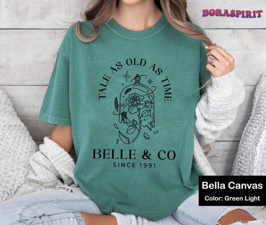 Vintage Tale as Old as Time T Shirt, Disney Princess Shirt