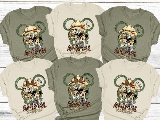 Custom Animal Kingdom Safari 2024 Shirt, Disney Trip Safari Shirt, Matching Family Shirt