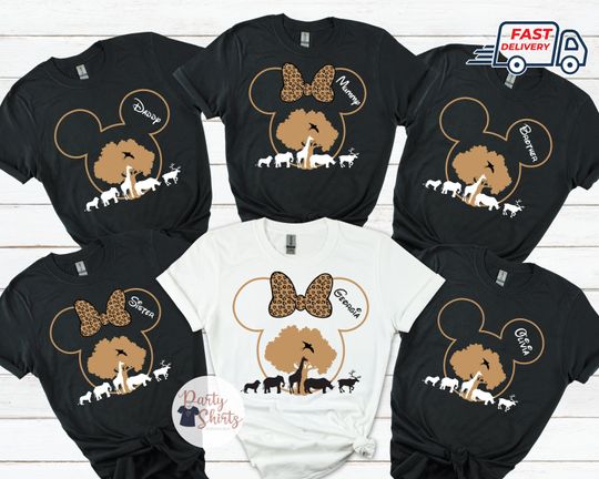 Animal Kindom Shirt, Custom Disneyland African Shirt, Disney World
