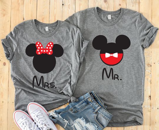 Disney personalized shirt, Couple Shirt, Wedding Shirt, Anniversary