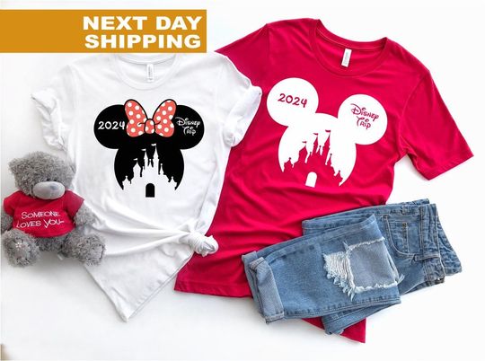 Disney Family Trip 2024 Shirt,Disney Trip 2024 Tshirt,Custom Disney Family Trip Tee