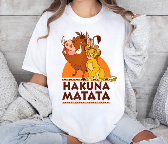 Friends Forever Hakuna Matata Simon Pumbaa Timon Shirt