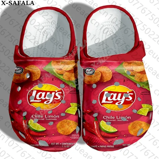 Funny Snack Lays Potato Chips Clogs Shoes