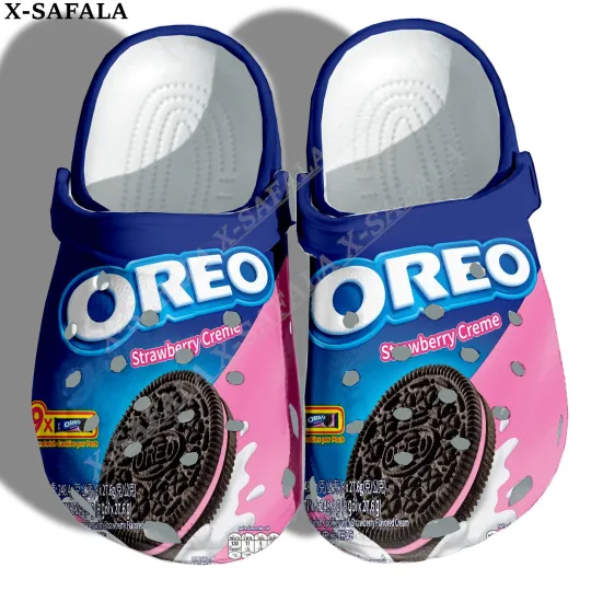 Funny Snack Oreo Cookie Dessert Clogs Shoes