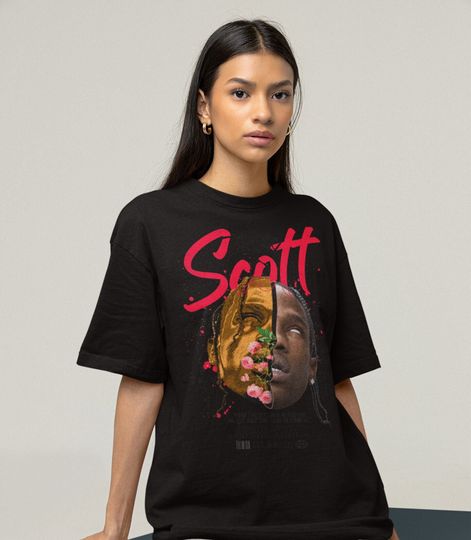 Retro Travis la Flame, Travis Cactus Jack Tee