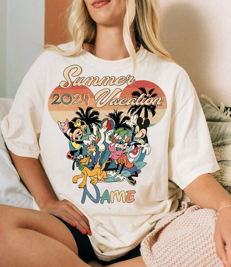 Personalized Disney Summer Vacation 2024 Shirt