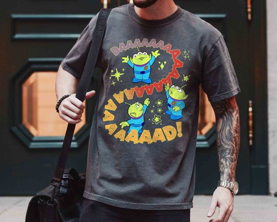 Funny Toy Story Aliens Dad T-shirt, Disney Toy Story Father's Day Gift Ideas, Dad And Son Matching Tee