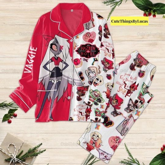 Hazbin Hotel Pajamas Set, Thick Pajamas, Pajamas Set For Men And Women, Animated Series