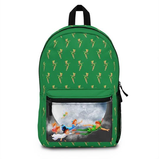 Peter Pan Tinkerbell Neverland Custom Gift School Backpack