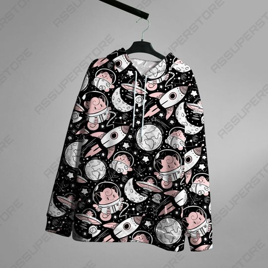 Clefairy Astronauts Hoodie Shirt Japanese Anime Clefairy Shirt Gift
