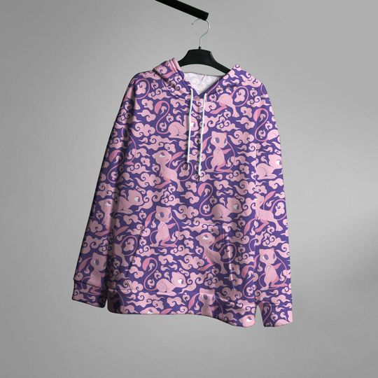 Mew Hoodie Shirt Japanese Anime Hoodie Shirt Mew Shirt Gift