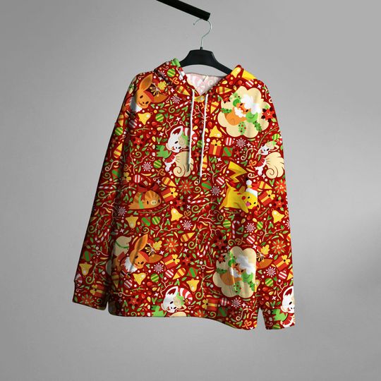 Vulpix Eevee Hoodie Shirt Japanese Anime Hoodie Shirt Vulpix Eevee Shirt Gift