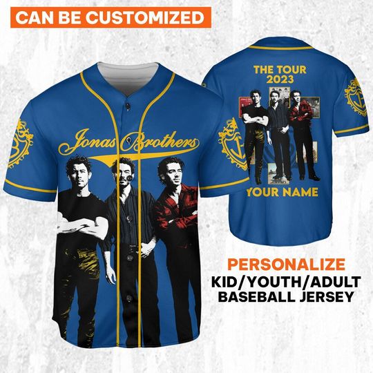 Personalize Retro Jonas Brothers Five Albums One Night The Tour 2023