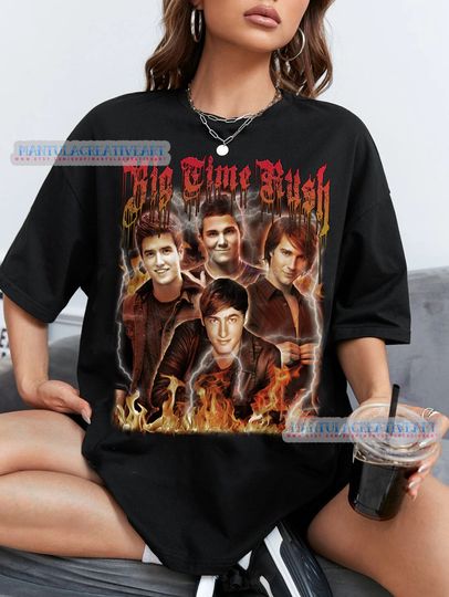 90s Vintage Big Time Rush Band Shirt, Big Time Rush Vintage Shirt