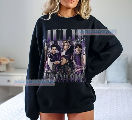 Vintage Sunset Curve, Julie And The Phantom Sweatshirt, Homage Sweatshirt