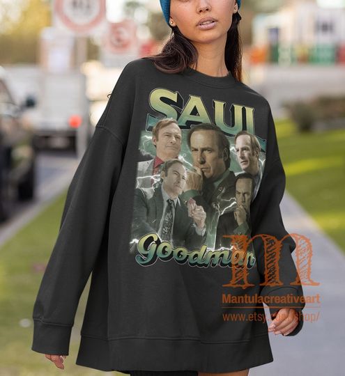 Saul Goodman Vintage Sweatshirt, Movie Character Shirt, TV Show Shirt