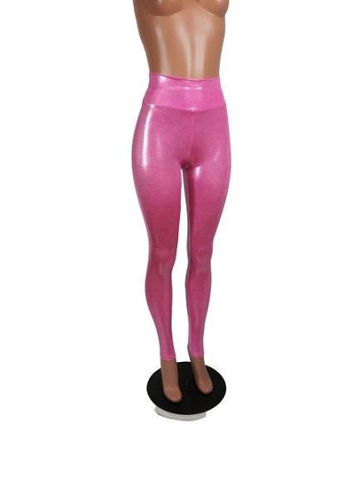 High Waist Leggings 24 colors! Holographic festival dance lounge pants
