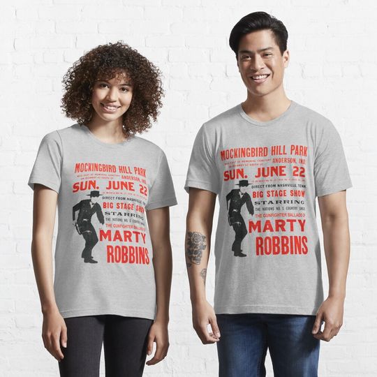 Marty Robbins Concert Poster Unisex T-Shirt