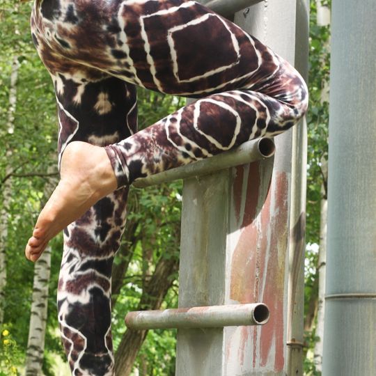 Leggings - Batik - Diamond - brown - black - white