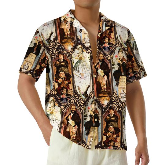 Chip and Dale Double Trouble Hawaii Shirt, Disney Couple Button Up Shirt