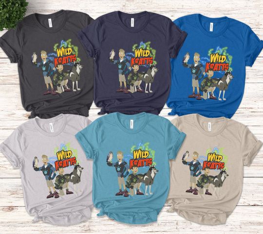 Wild Kratts Birthday Shirt, Wild Kratts Theme Party, Personalized Birthday Party Shirt