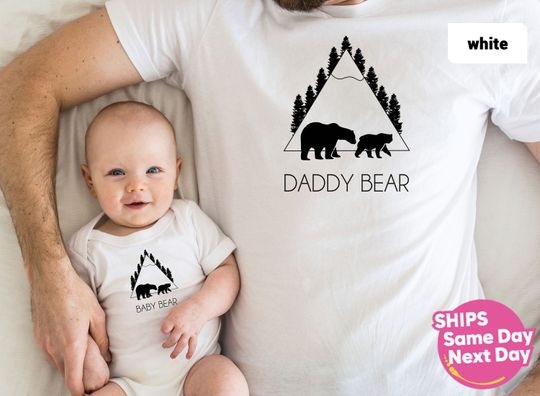 Father's day Daddy Bear Shirt, Father's Day Shirt, Gift For Daddy, Gift For Dad