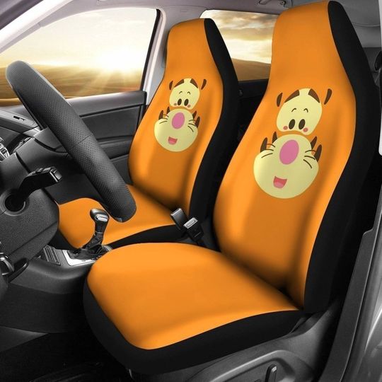 Disneyworld Winnie The Pooh Car Sear Cover | Tigger Car Seat Protector | WDW TiggerCar Accessories Car Decor