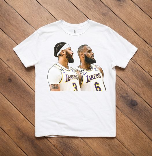 Lebron James Anthony Davis LA Lakers NBA Basketball Unisex T-Shirt