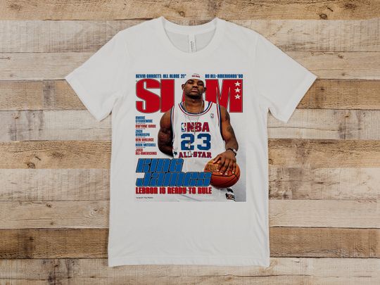 Lebron James Nba All Star Slam Cover NBA Basketball Unisex T-Shirt