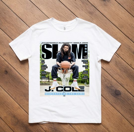 Discover J Cole Dreamville Slam Basketball Cover Bootleg Rapper T-Shirt