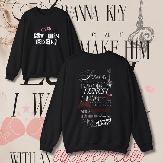 Vintage Olivia Rodrigo Sweater Guts Album Get Him Back Fan Gift Double Sided Sweatshirt