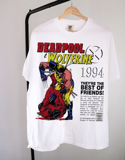 Deadpool and Wolverine Shirt, deadpool 3 shirt, wolverine shirt