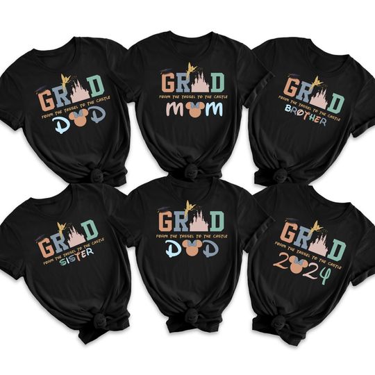 Disney Graduation 2024 Shirt - Disney Family Graduate Shirt
