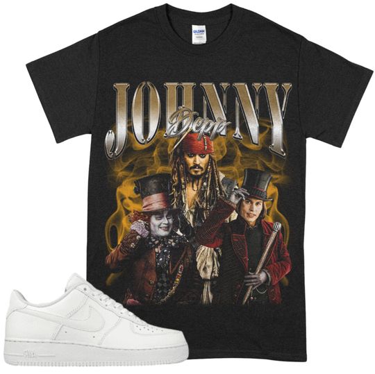Johnny DEPP Vintage Shirt, Johnny Depp Homage Tshirt, Johnny Depp Tees, Johnny Depp, Johnny Depp Merch T-Shirt