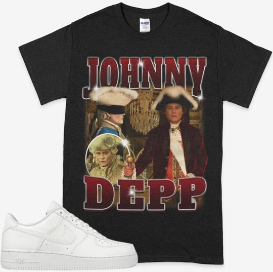 JOHNNY DEPP Vintage Shirt, Johnny Depp Homage Tshirt, Johnny Depp Tees, Movie, Jeanne du Barry Unisex T-Shirt