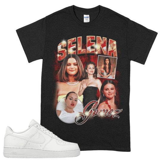 Selena Gomez Shirt 90s Vintage x Bootleg Style Rap Tee Retro Oversized Graphic Unisex T-Shirt