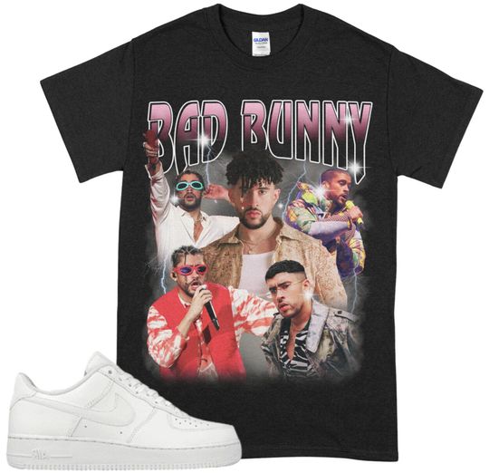 Retro Bad Bunny Vintage Homage, Bad Bunny 90s Graphic Unisex T-Shirt